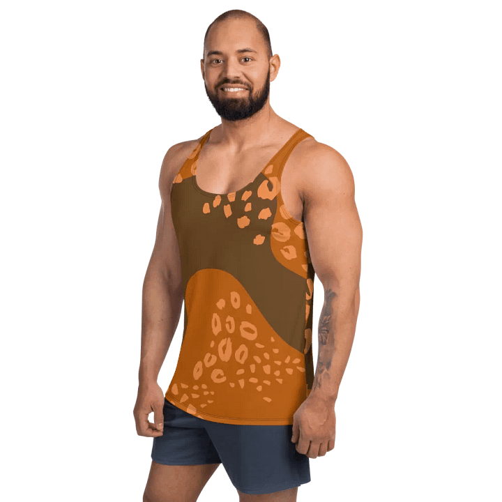 Wild Orange Camo All-Over Tank Top product image (2)