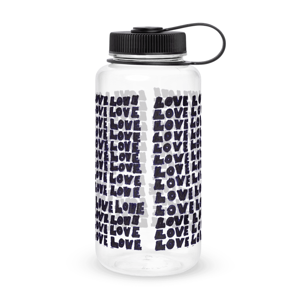 Love Wide Mouth Plastic Water Bottle product image (2)
