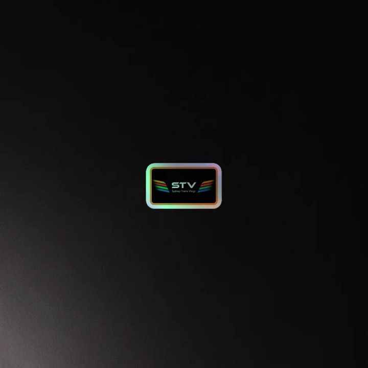 STV Orange Border Holographic Sticker Sheet product image (2)