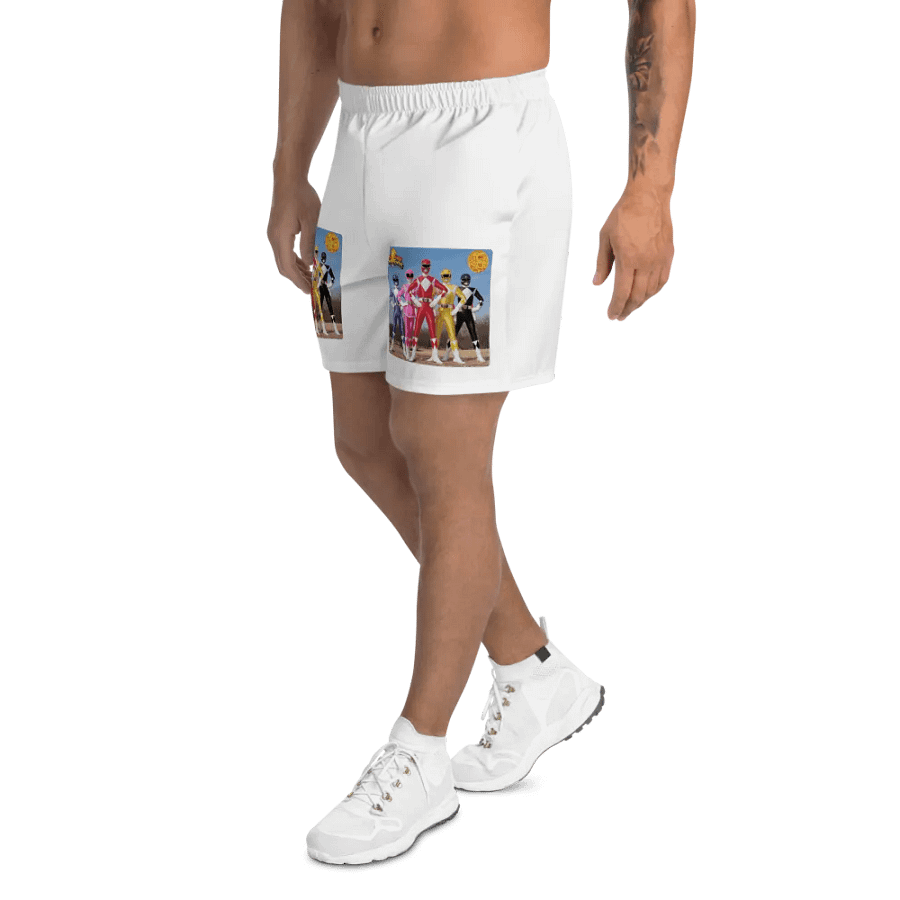 Mighty Morphin Power Rangers All-Over Athletic Shorts product image (9)