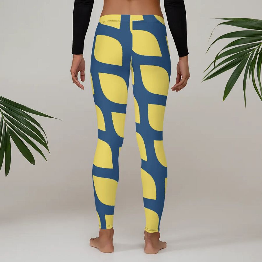 Leafy Blues All-Over Leggings product image (4)