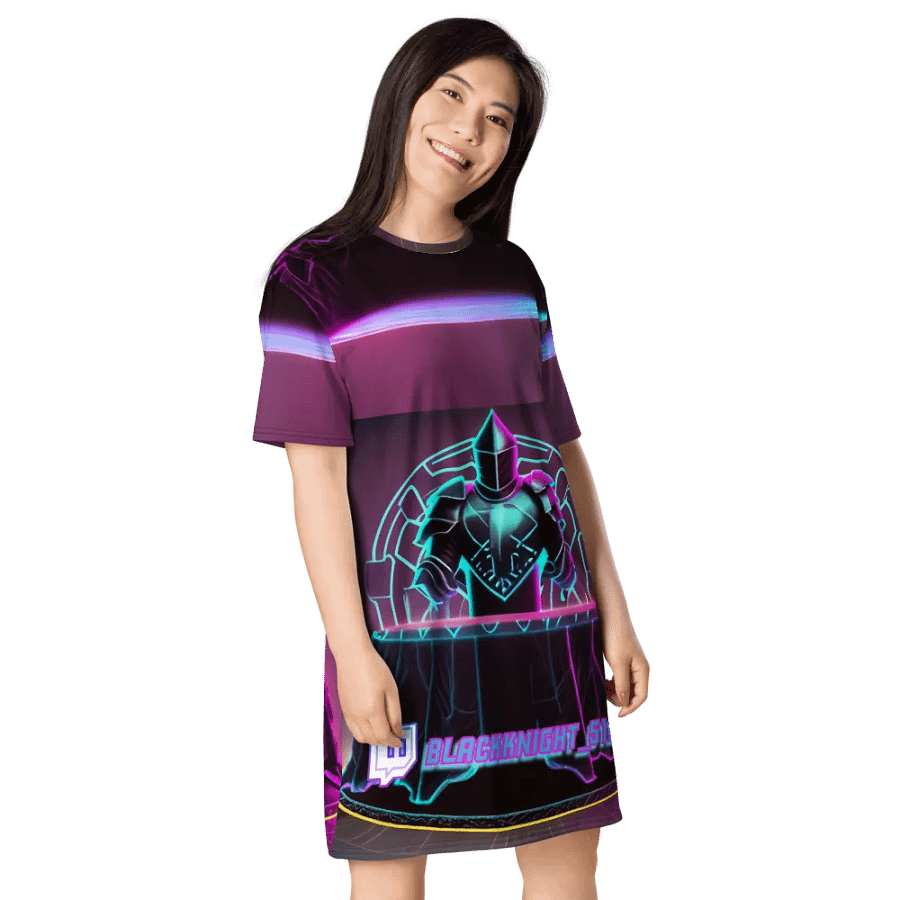 Blackknight513 All-Over Print T-Shirt Dress product image (5)
