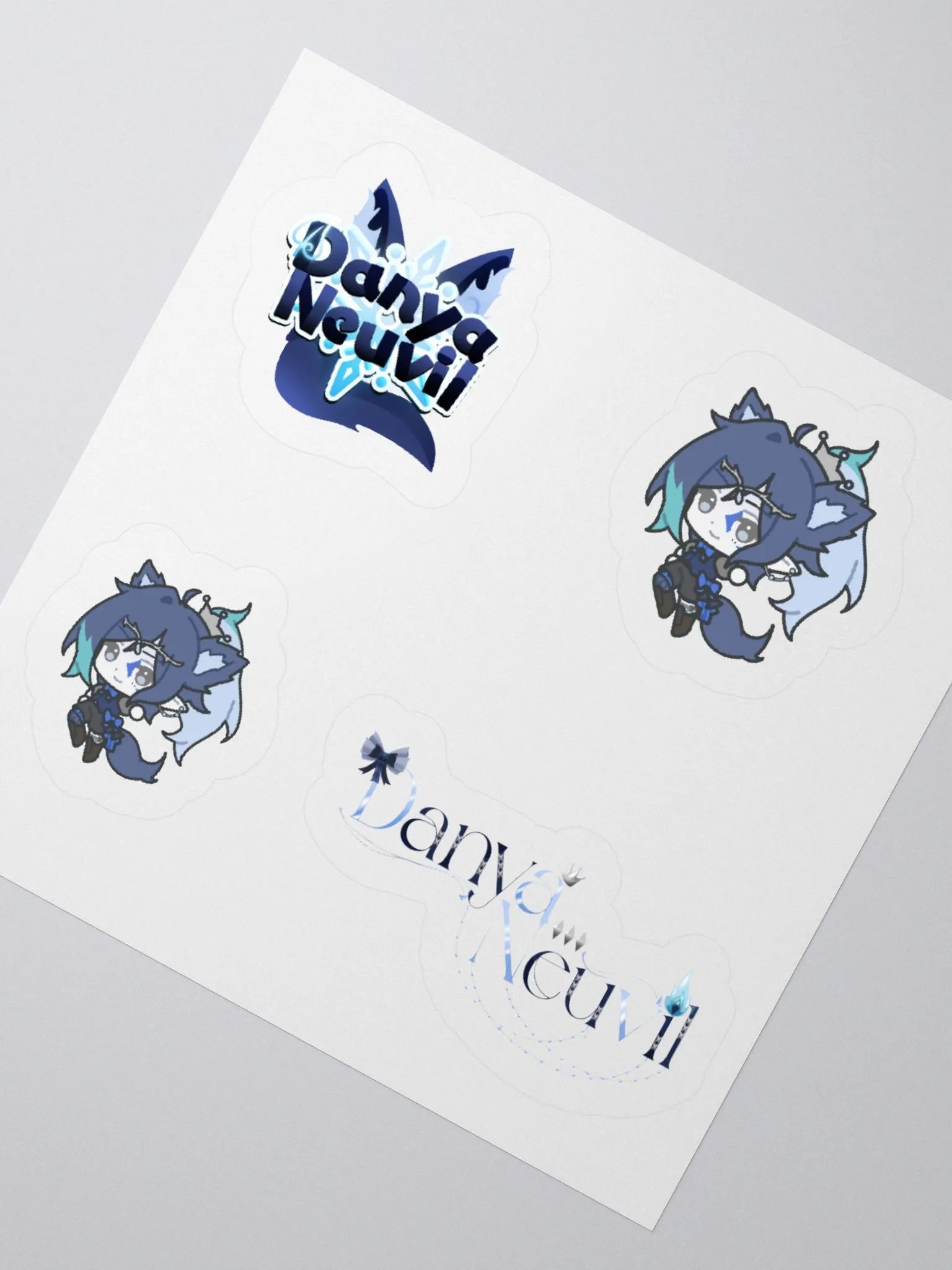 Logo and chibi stickers ! product image (2)