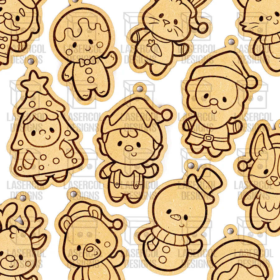 Christmas Ornaments - Laser Cut Files product image (3)