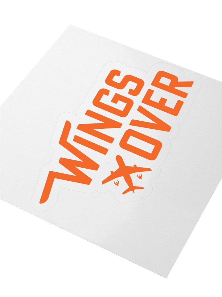 3 x 3 Sticker - Wings Over stacked product image (2)