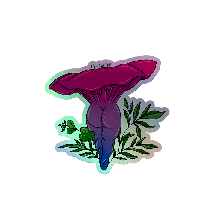 Bisexual Mush- Holo Sticker product image (2)
