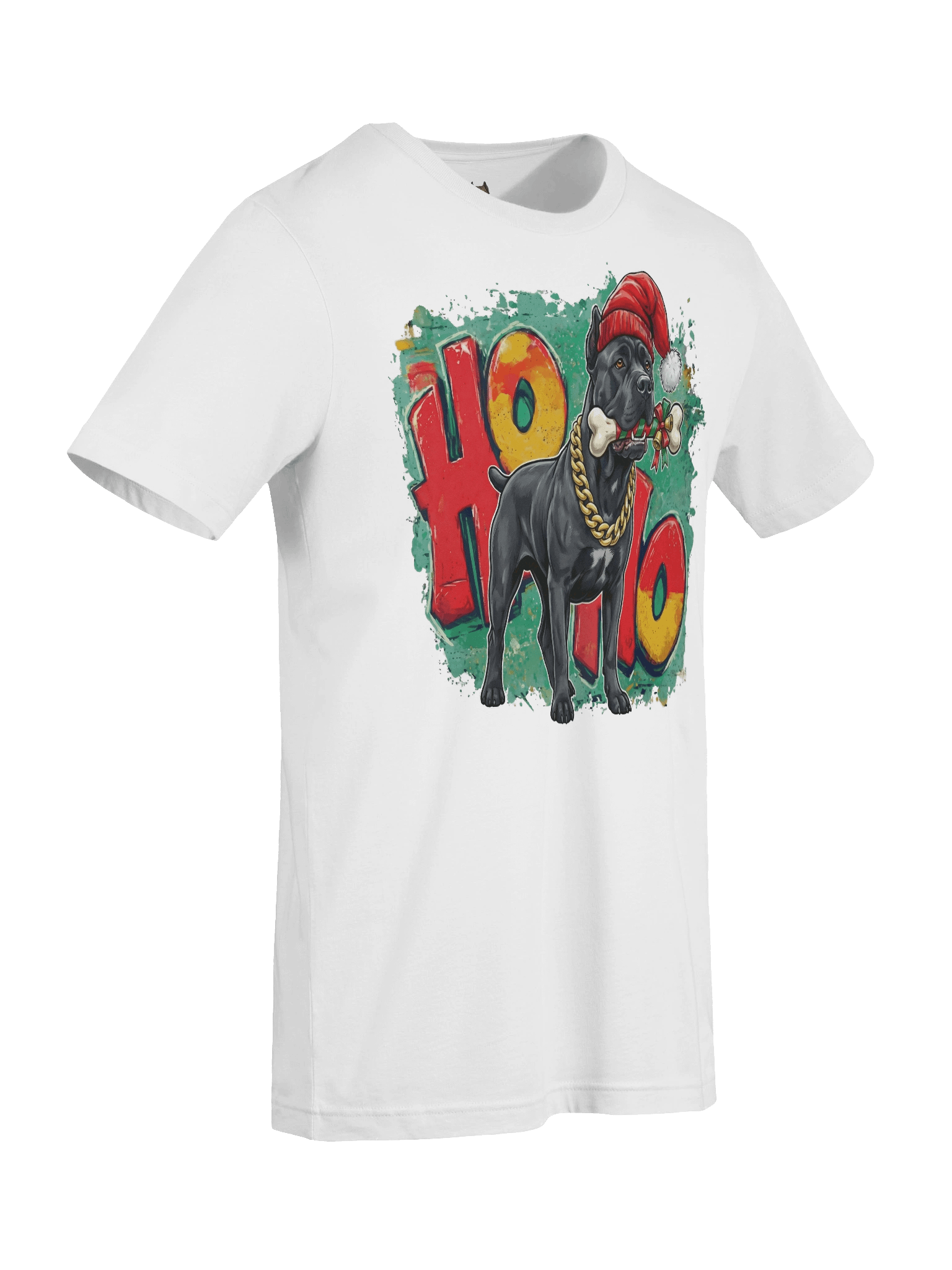 Ho Ho Ho Cane Corso Christmas T-Shirt – Santa’s Toughest Reindeer product image (3)
