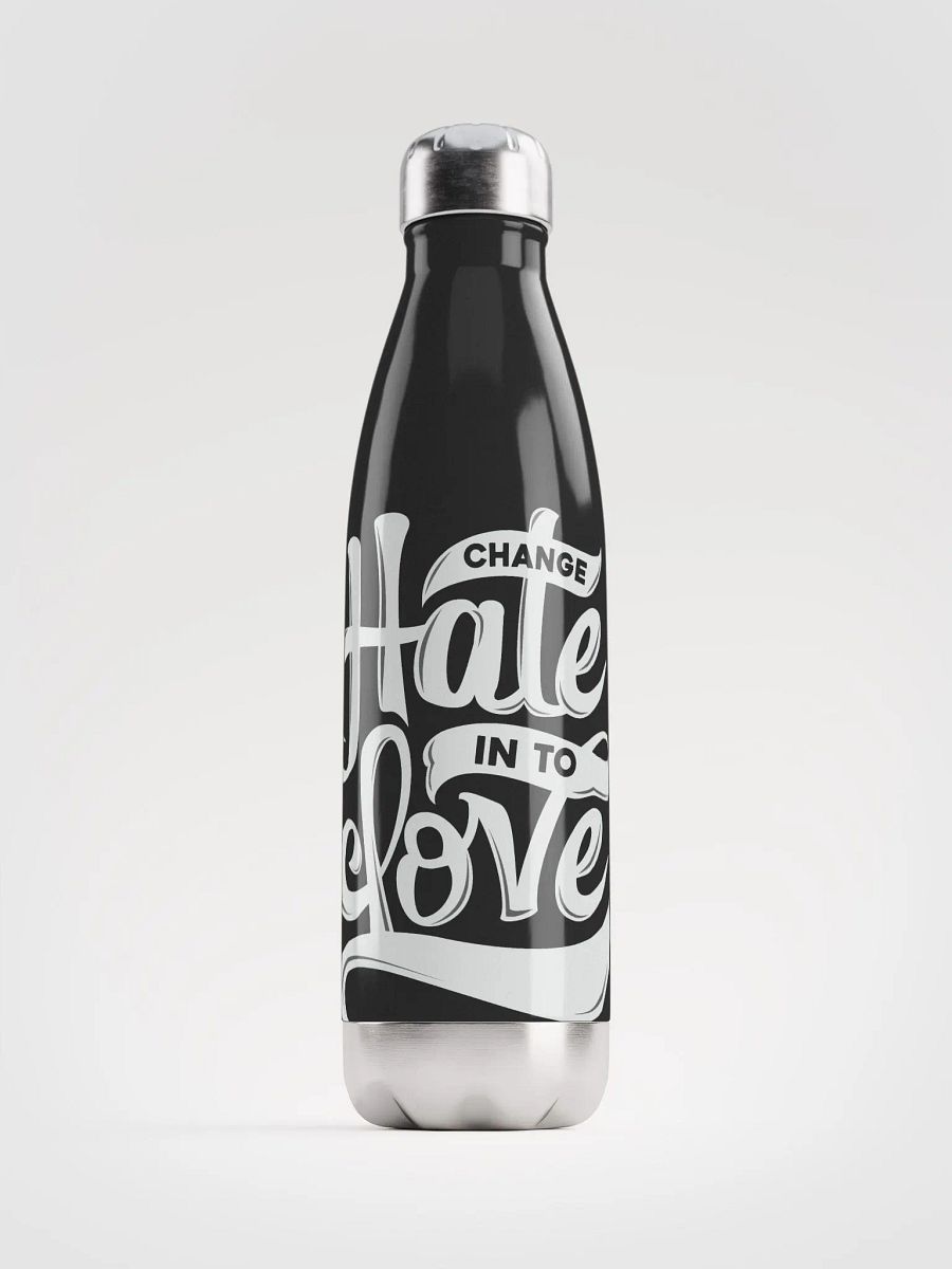 HATE->LOVE Stainless Steel Water Bottle product image (1)