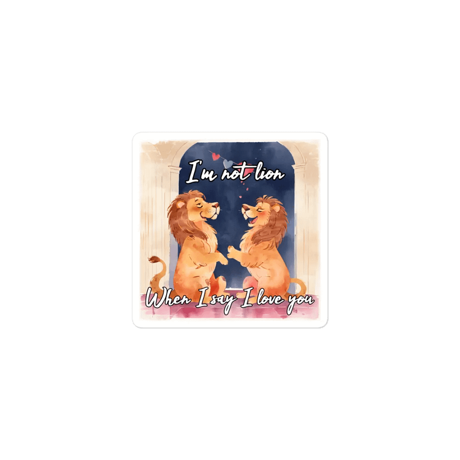 I'm Not Lion Magnet product image (1)