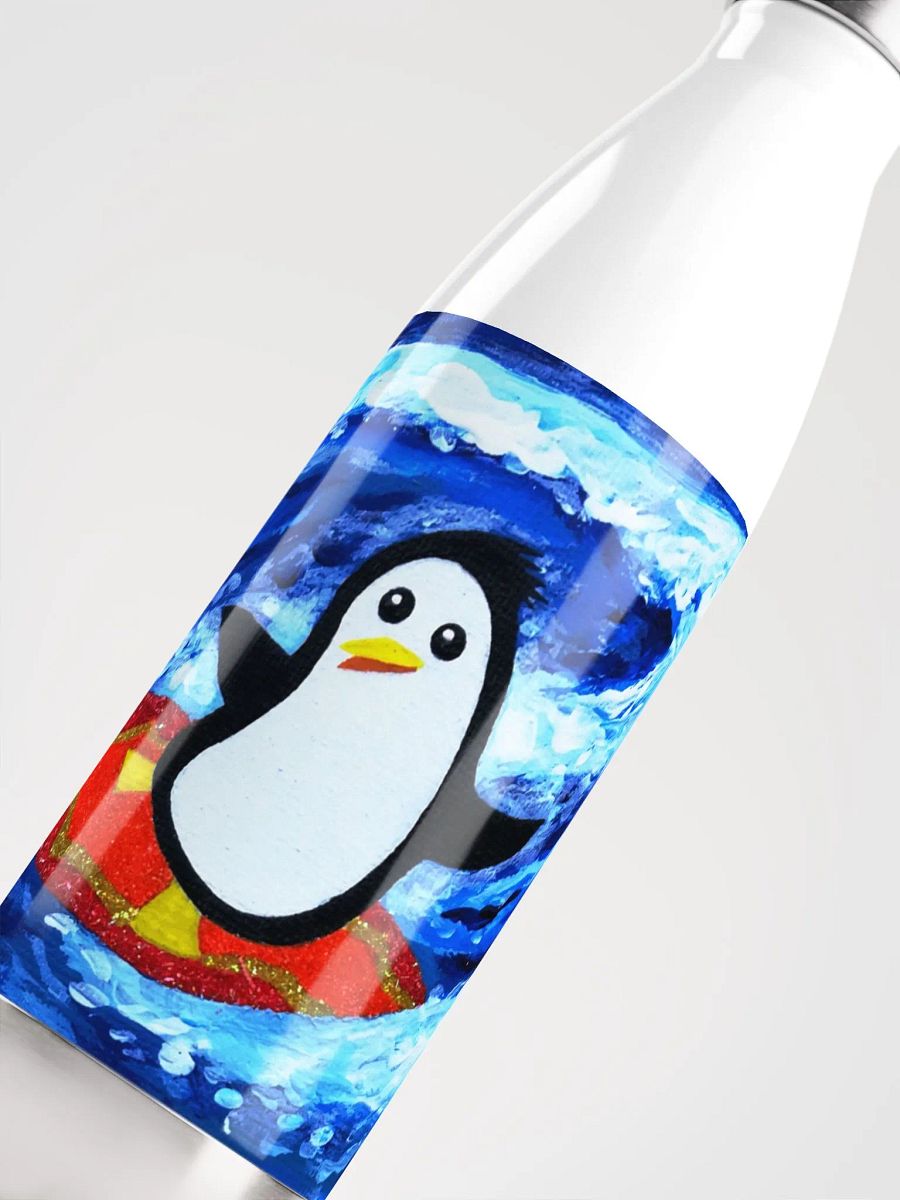 Surfing Penguin Stainless Steel Water Bottle product image (7)