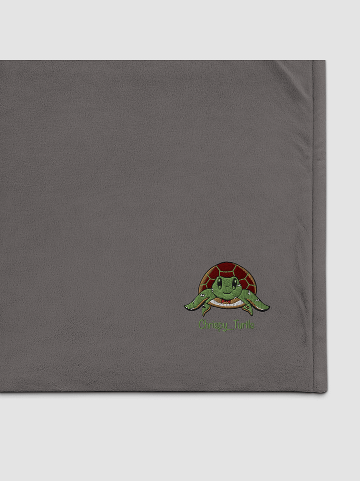 [chrispy_turtle] Port Authority Embroidered Premium Sherpa Blanket product image (1)