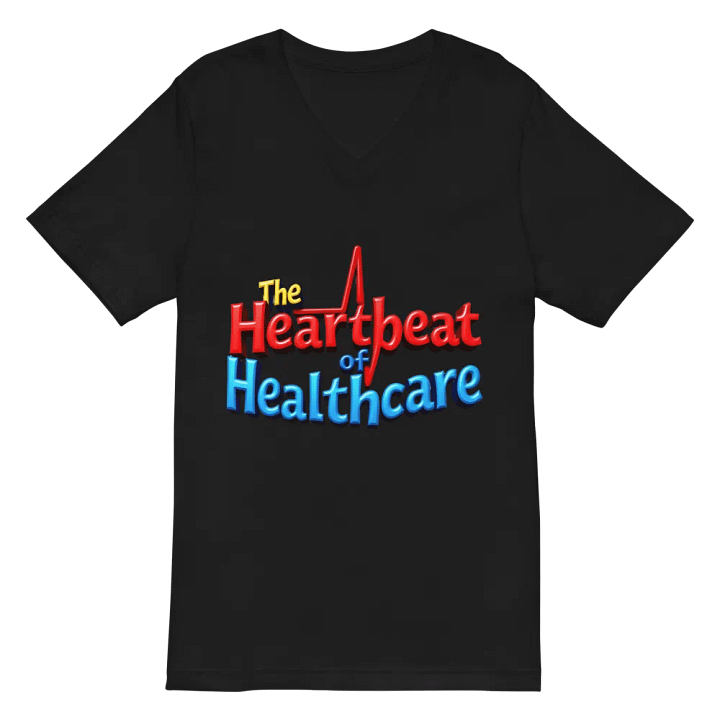 Healthcare Heartbeat V-Neck Tee product image (3)