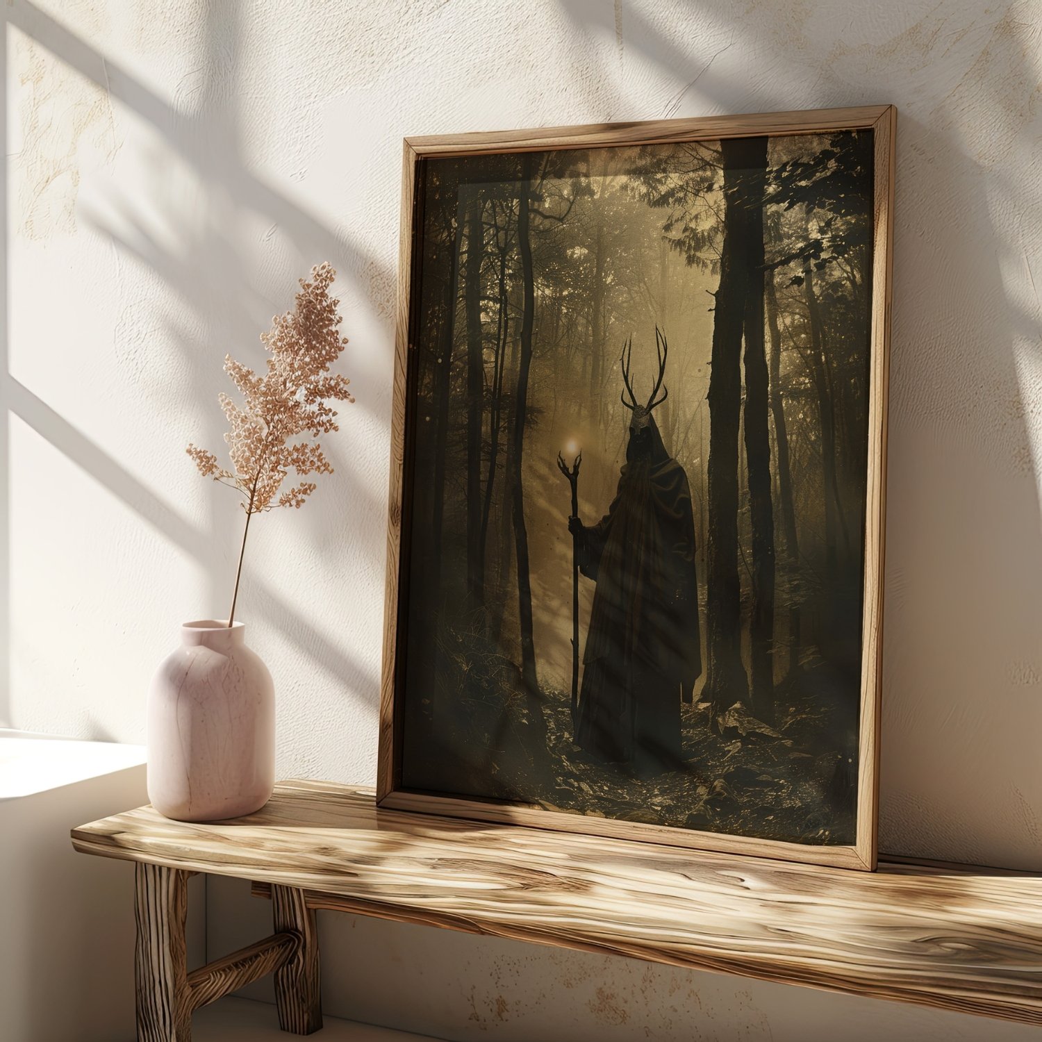 Forest Druid Victorian Photo Witchy Art Print product image (26)