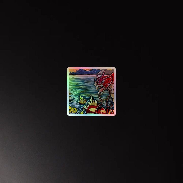 Gyarados & Magikarp Holofoil Sticker product image (2)