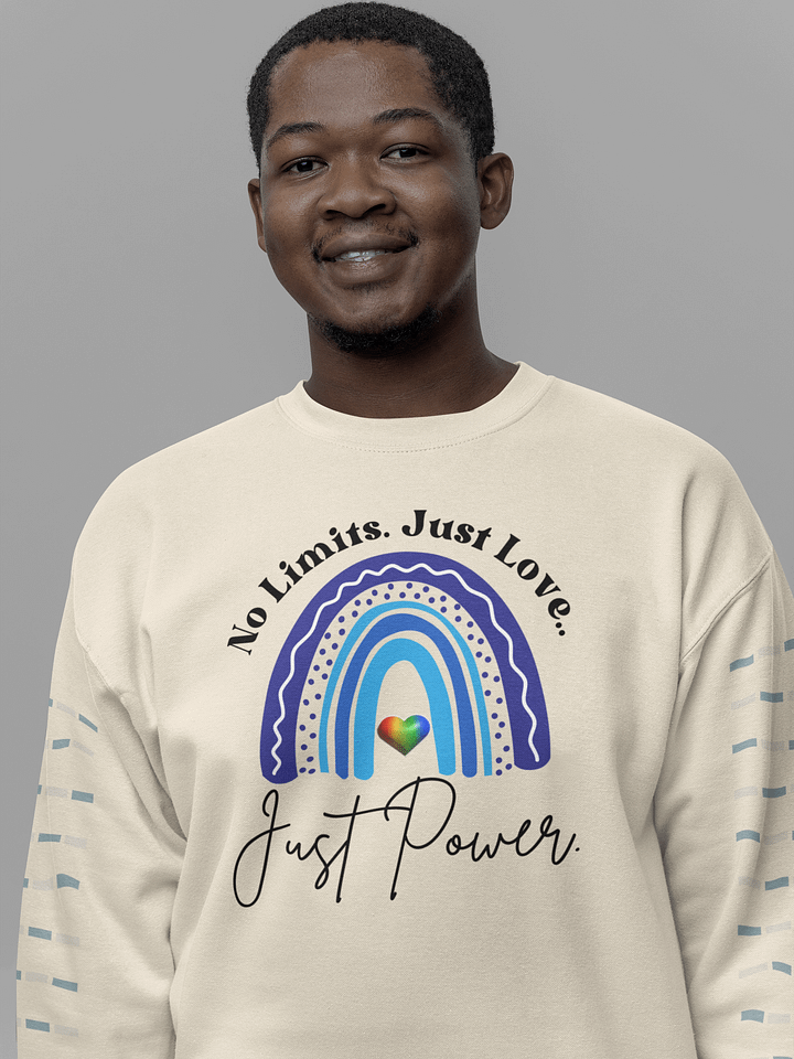 No Limits. Just Love. Just Power. Rainbow Autism Heritage Sweatshirt product image (1)