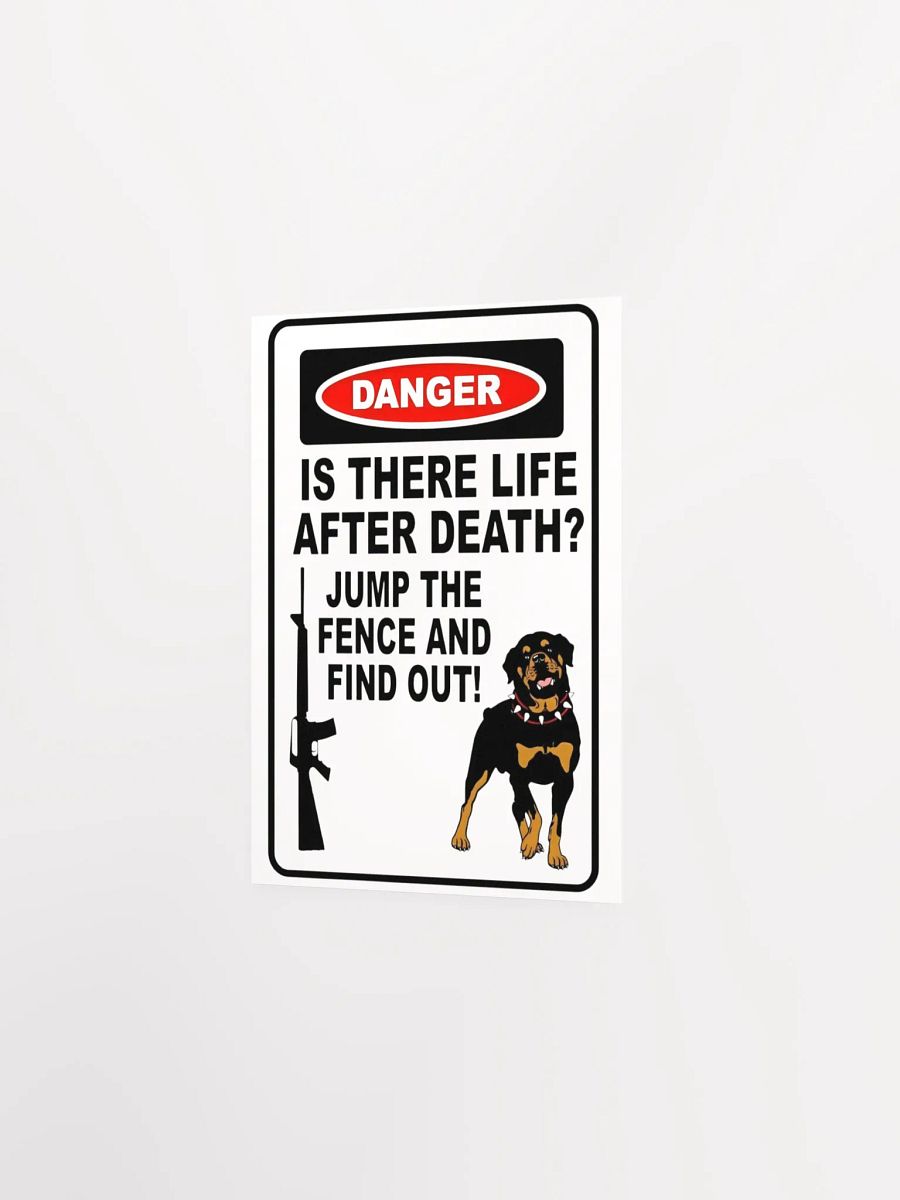 Rottweiler Danger Poster product image (16)