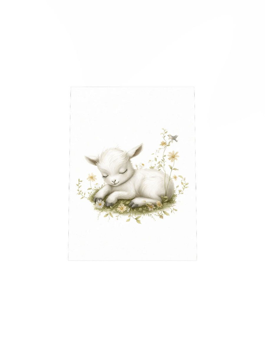Cute Baby Goat Farm Animal Nursery Prints product image (5)