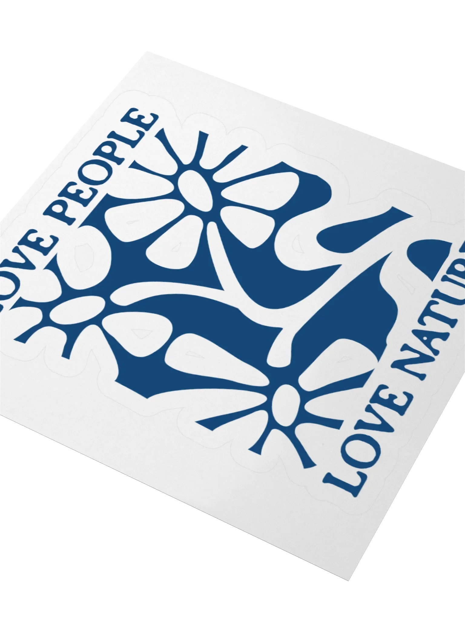 Love People Love Nature Kiss Cut Stickers product image (3)