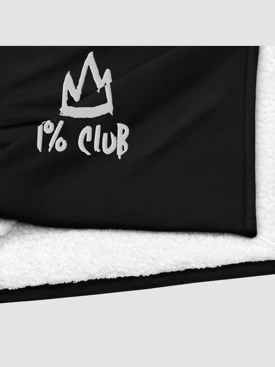 1% Club Embroidered Premium Sherpa Blanket - Port Authority BP40 product image (3)