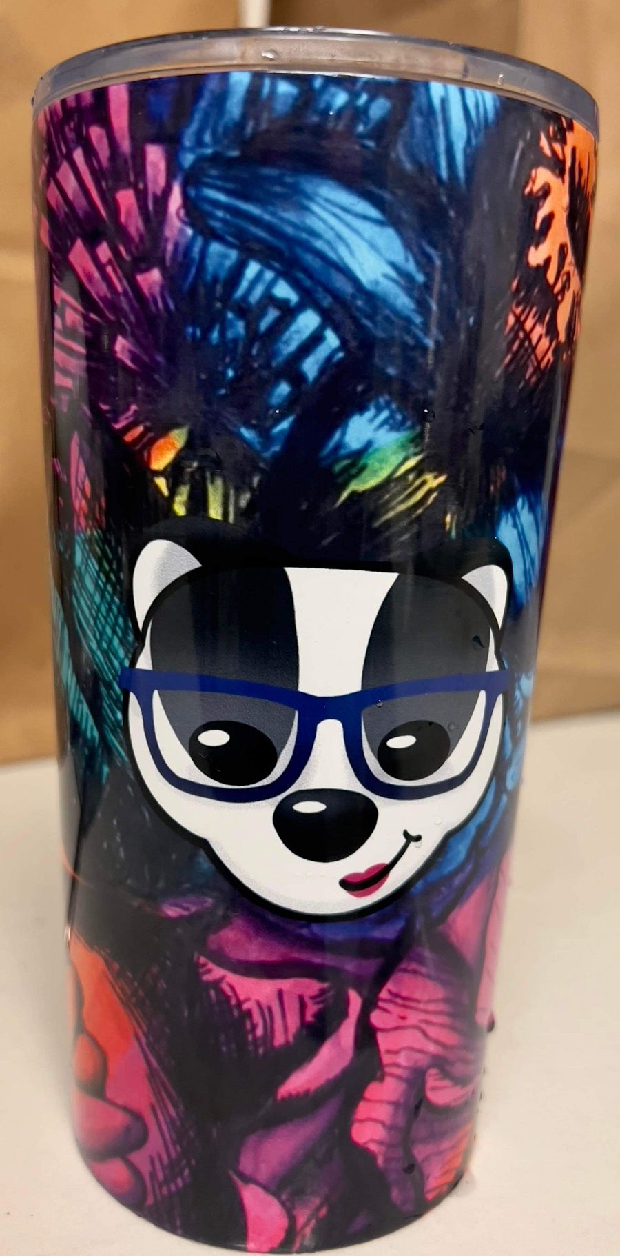 BadgerMakes Tiedye Flower 20oz Tumbler product image (3)
