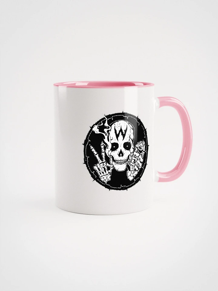 Inhaler Skull Pink Mug product image (1)