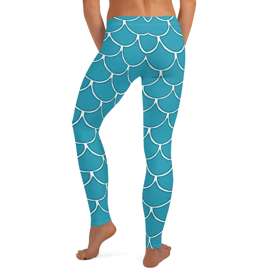 Mermaid Print Leggings – Enchanting, Stylish & Ultra-Comfortable product image (8)