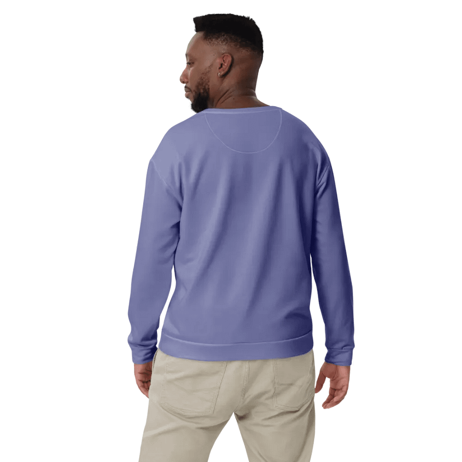 Plain Purple Soft Summer Unisex Recycled Polyester Heavyweight Premium Sweatshirt by Treasure Pie product image (12)