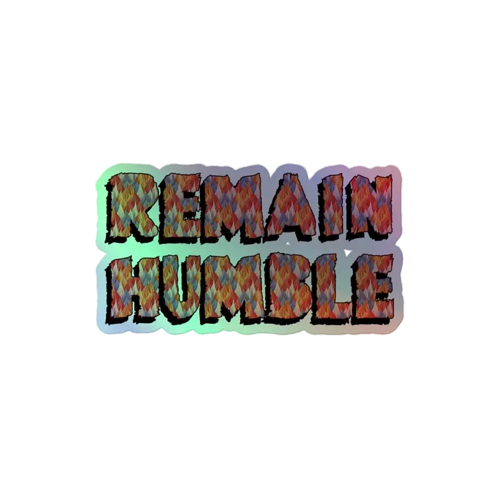 Flaming Humility Kiss-Cut Sticker Sheet product image (2)