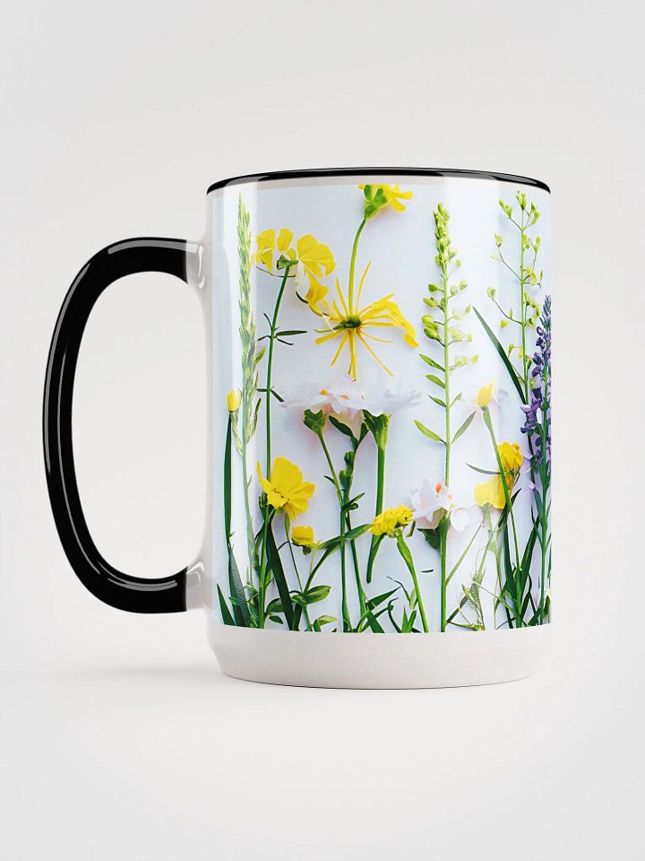 Boho Flowers Mug 15 Oz product image (2)