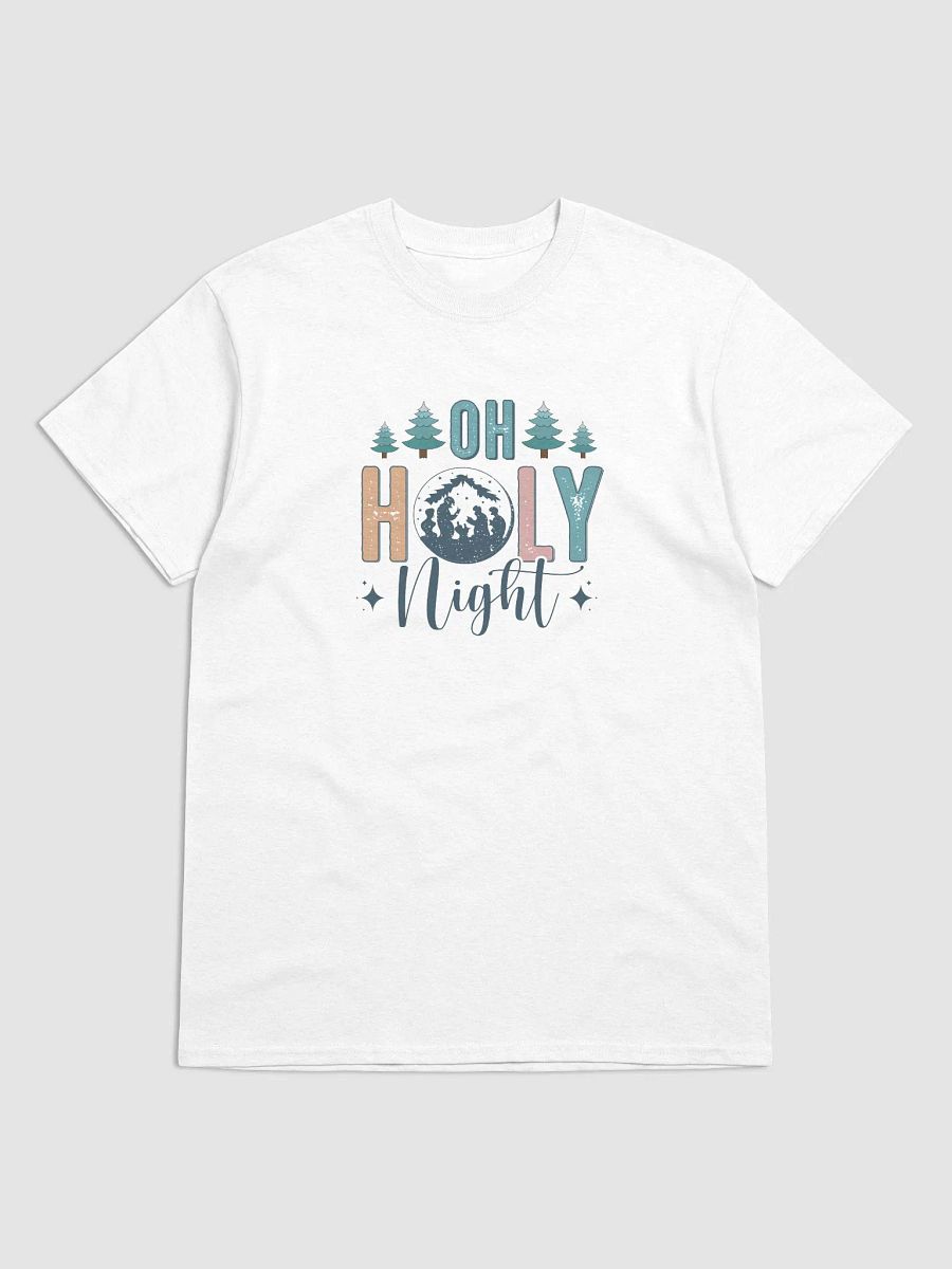 Oh Holy Night Christmas Tree T-Shirt product image (2)