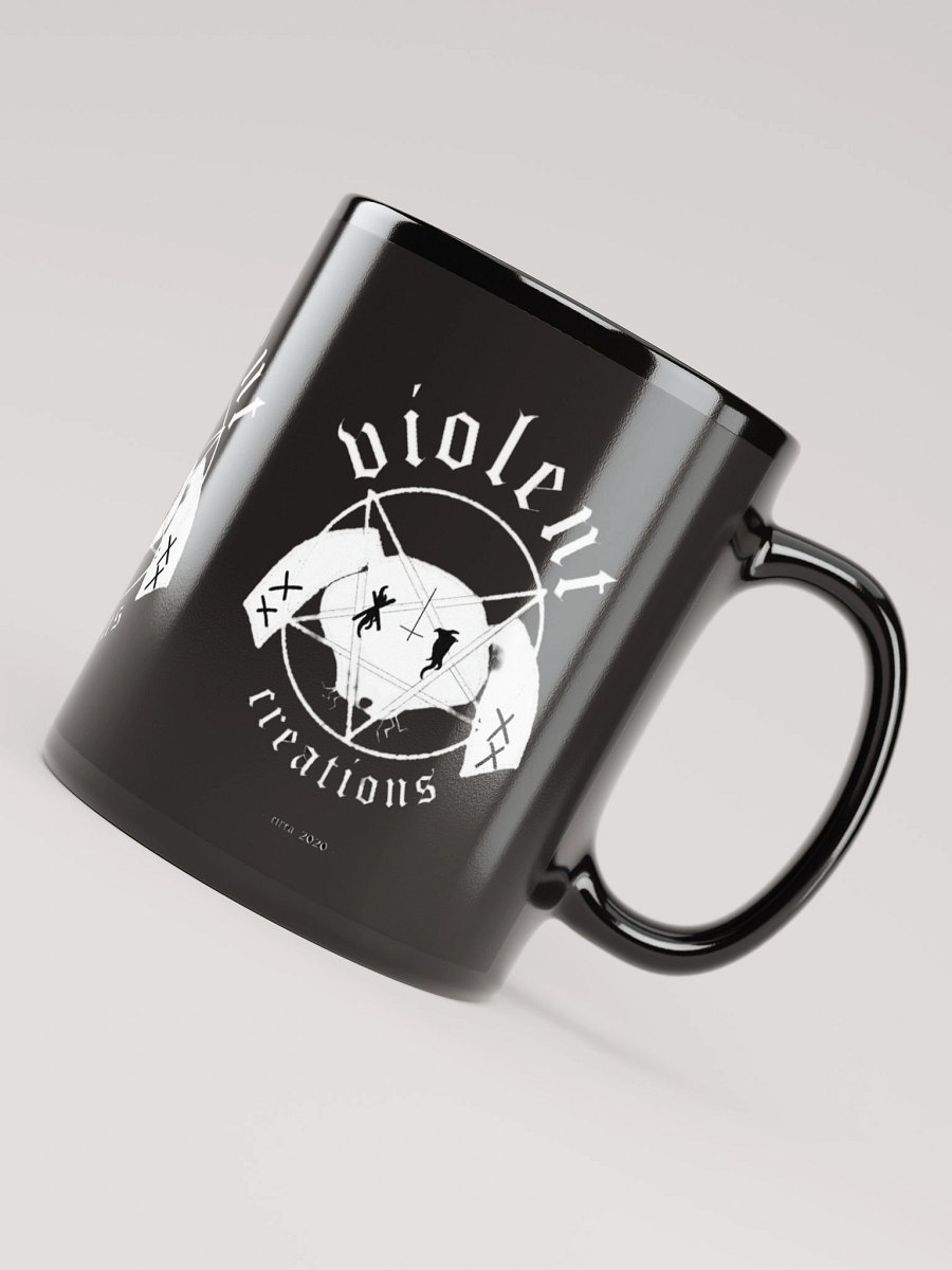 Black Metal Bunny Logo Coffee Mug product image (8)
