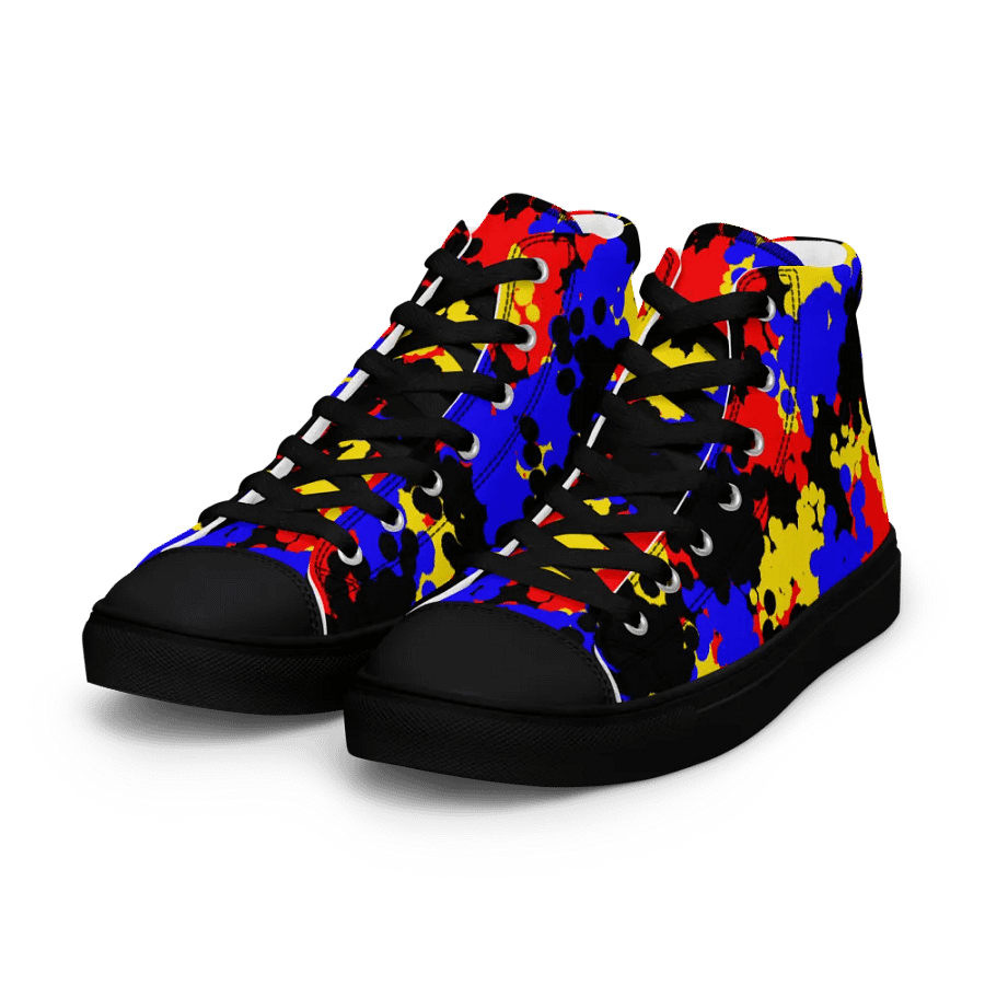 Primary splash High Top Canvas Shoes (womens) product image (5)
