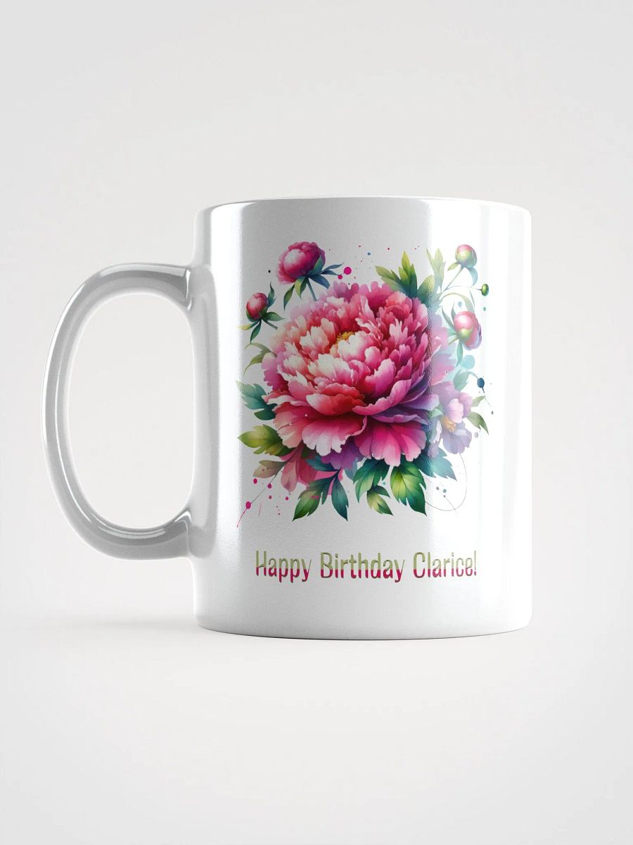 Happy Birthday Clarice White Glossy Mug product image (6)
