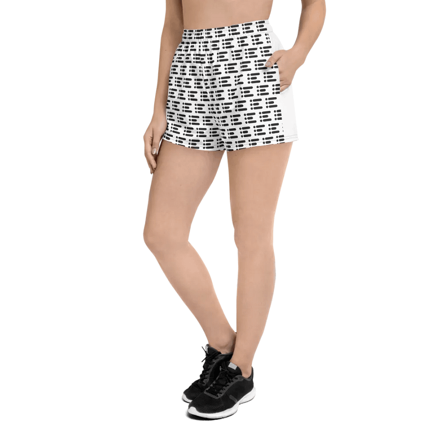 All-Over Print Women's Athletic Short Shorts w/ Pattern product image (11)