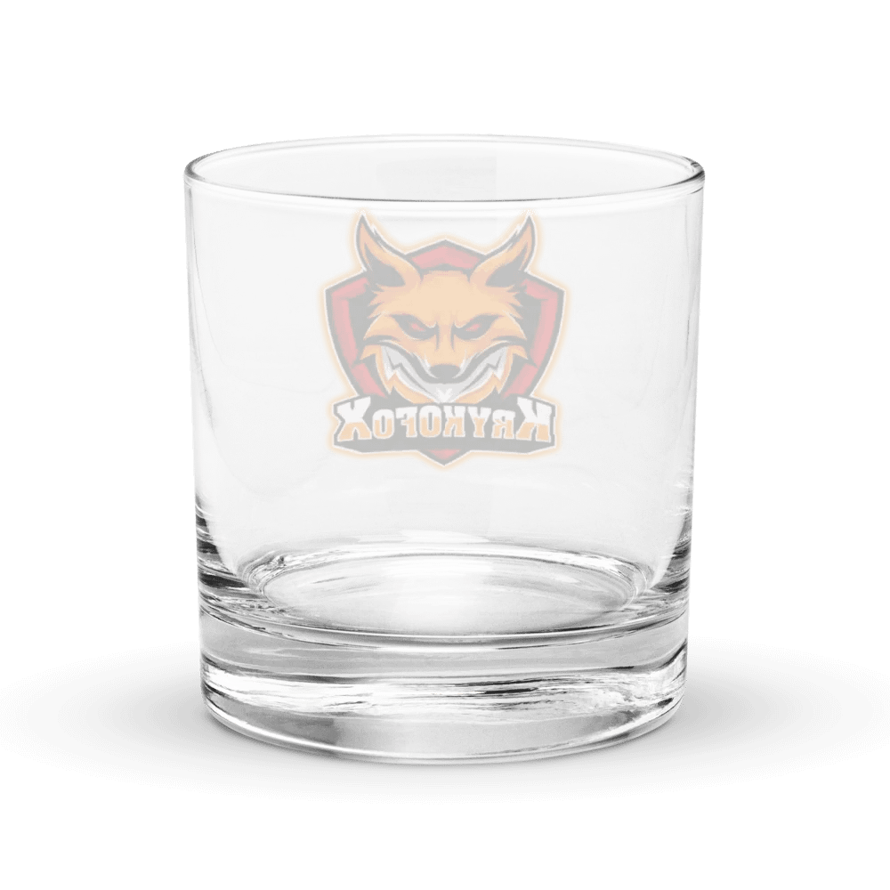 Fierce Fox Emblem Rocks Glass product image (4)