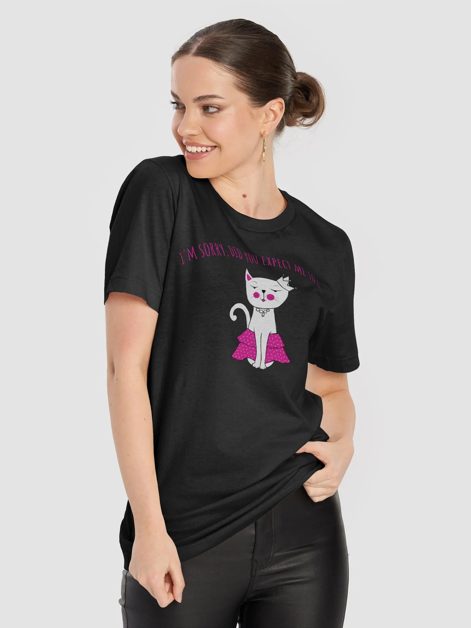 Regal Feline Attitude T-Shirt product image (3)