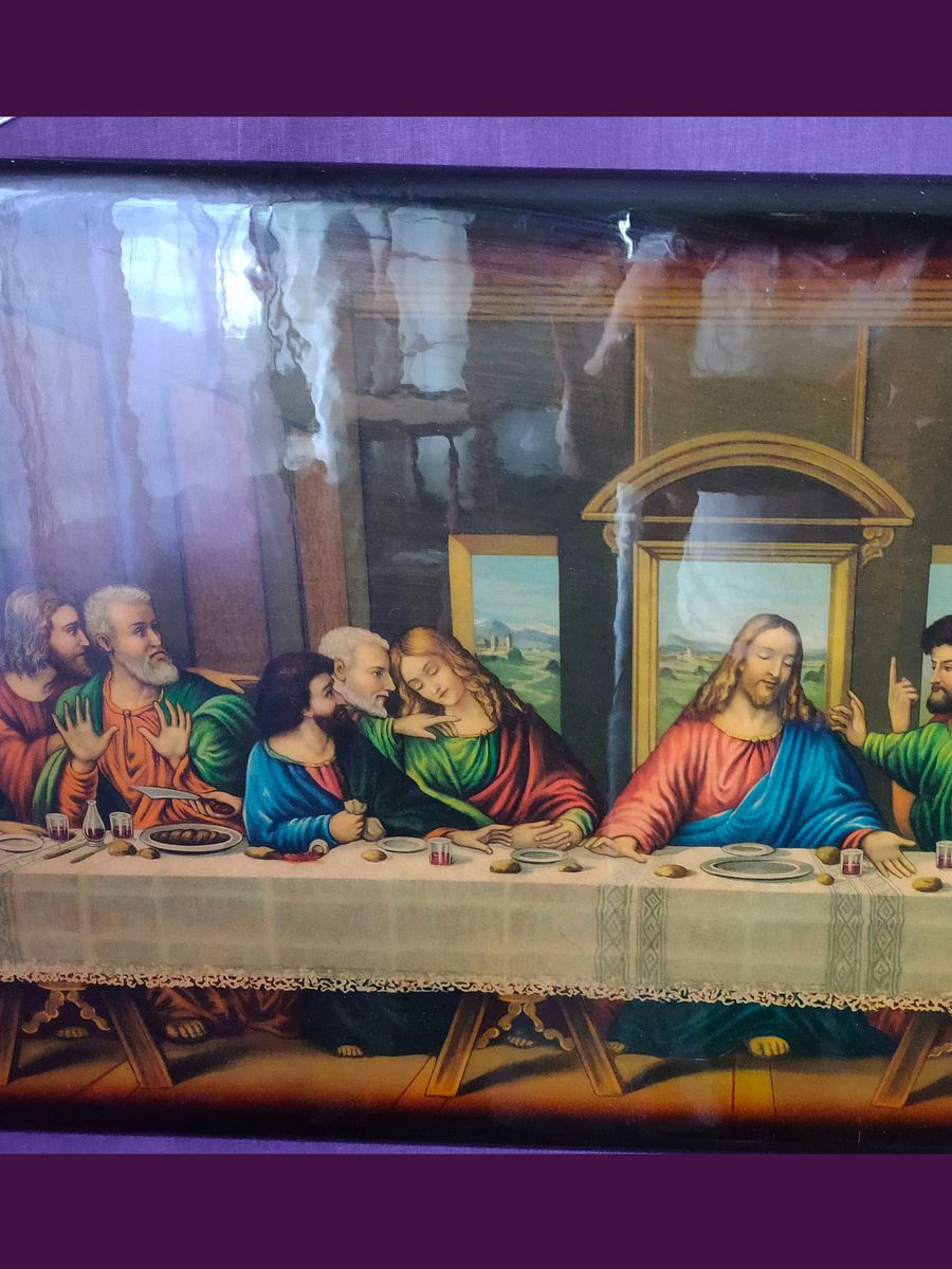 Quadro da Última Ceia de Cristo em Preto - Elegância e História num Presente Único product image (8)
