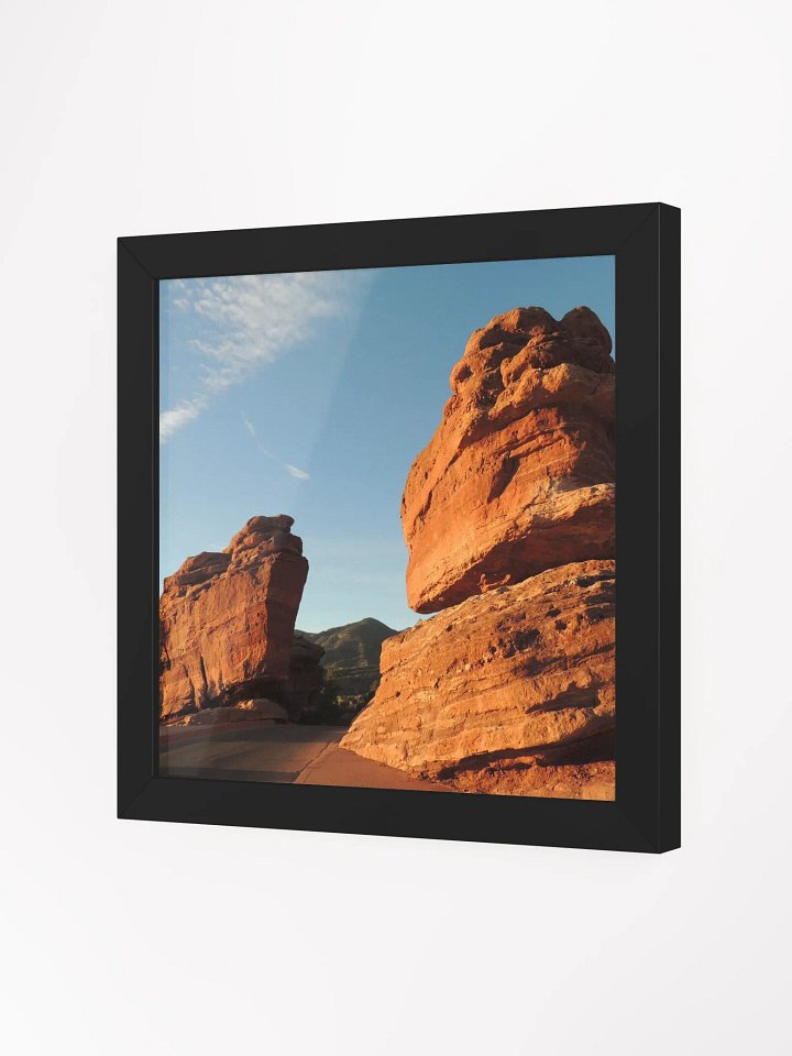 Balance Rock Framed Print product image (2)