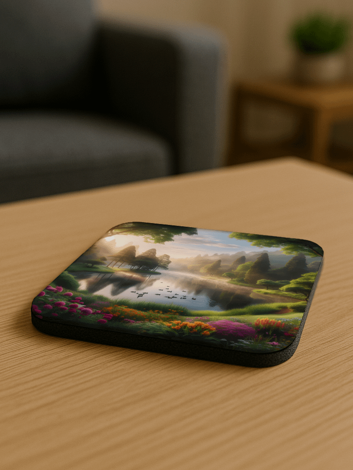 Sunrise Whisper Cork Coaster product image (2)