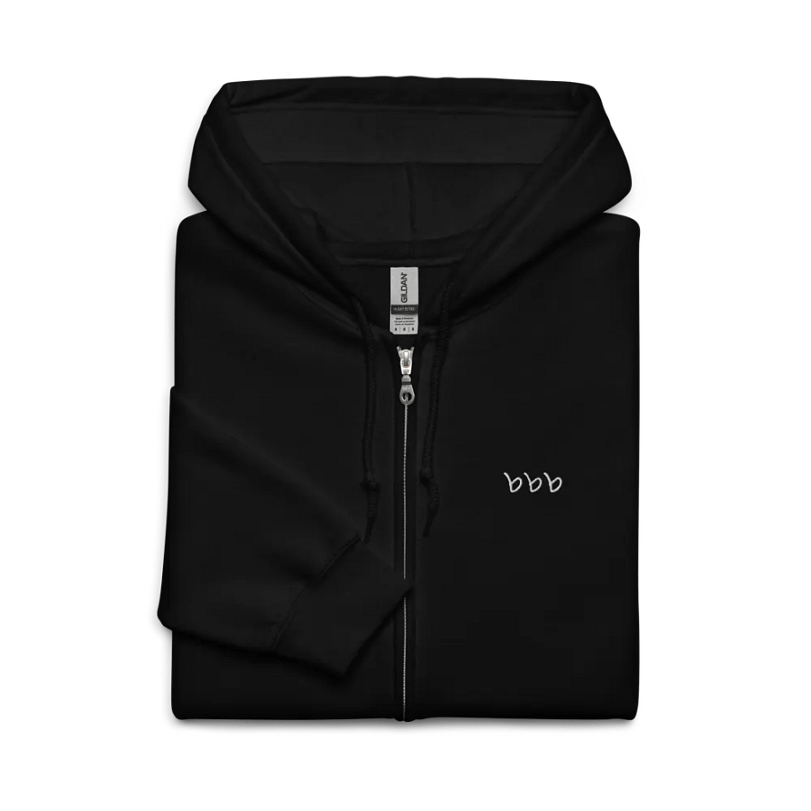 Big Brother Boy Embroidered Zip Gildan Hoodie (black) product image (3)