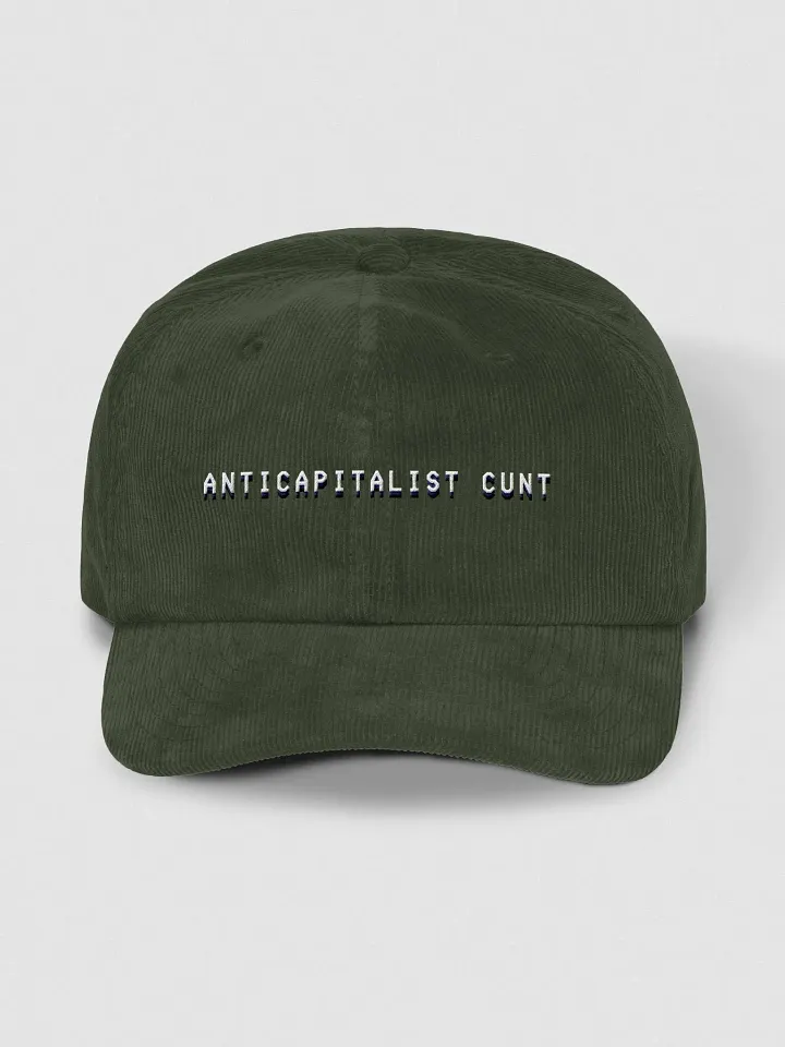 ANTICAPITALIST C*NT corduroy dad hat product image (17)
