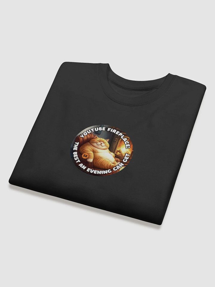 Cozy Cat - YouTube Fireplace: The Best an Evening Can Get | Sweatshirt product image (2)