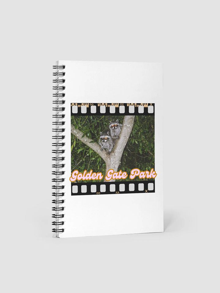Golden Gate Park Raccoons Notebook product image (1)
