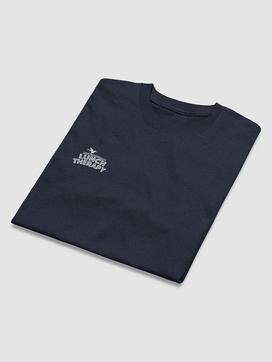 Lunch Therapy Logo Front - Sloth Why Hurry? on Back - Unisex Jersey Short Sleeve Tee product image (28)