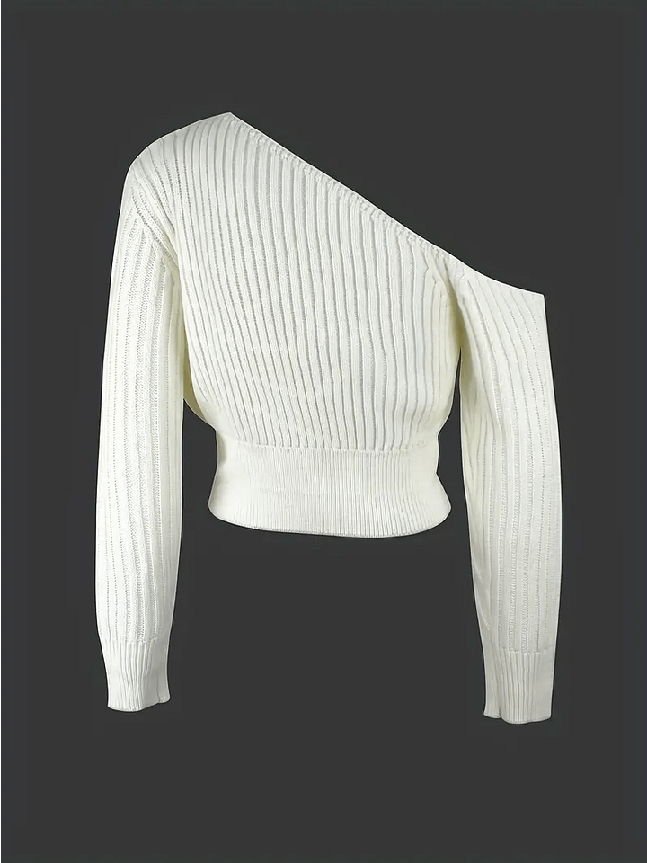 Crop knit sweater product image (2)