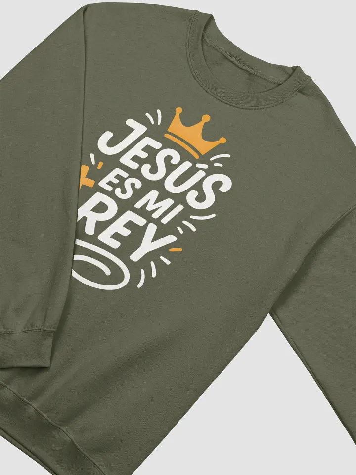 Sudadera Unisex Cuello Redondo | Jesús es mi Rey product image (13)