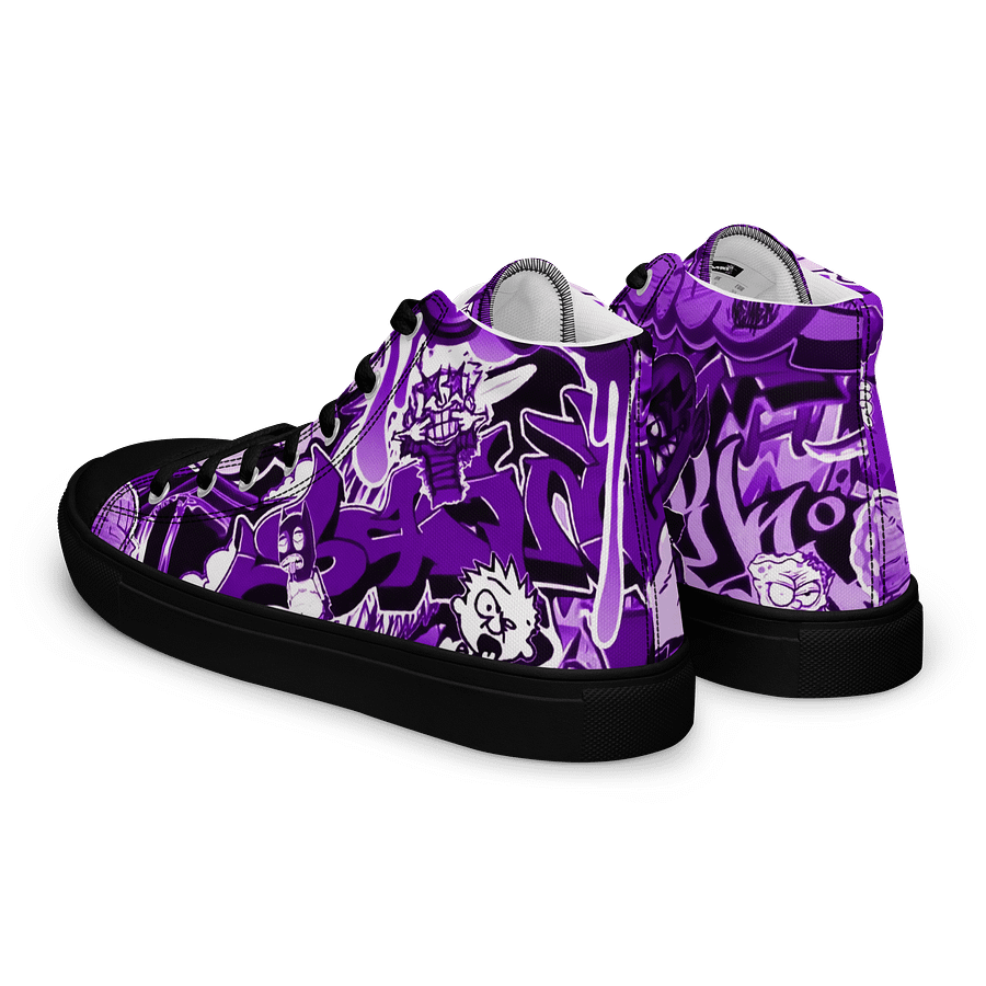 Graffiti Fusion Men's High Tops Skate Shoes product image (5)