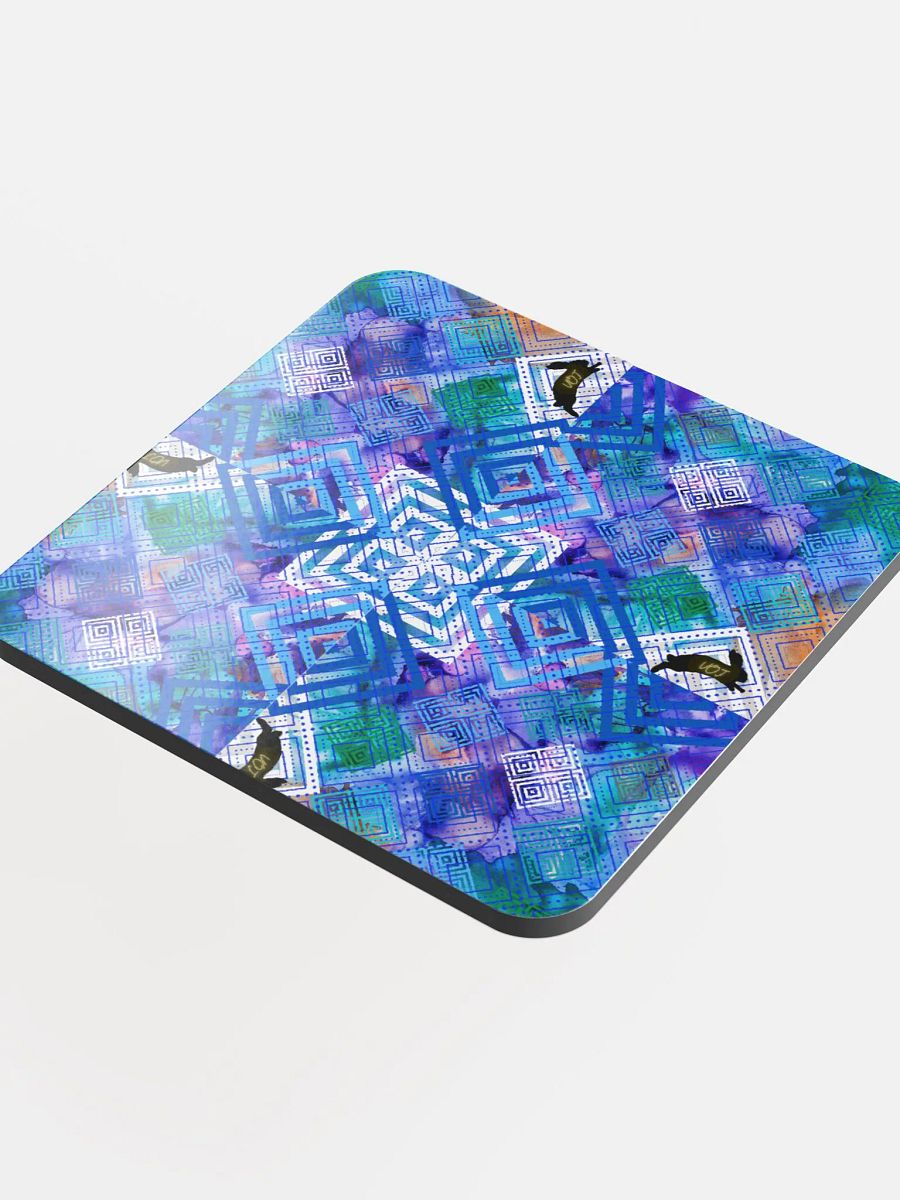 JoBeths' Signature Rabbit 🐇 Design Glossed Cork Coasters product image (4)