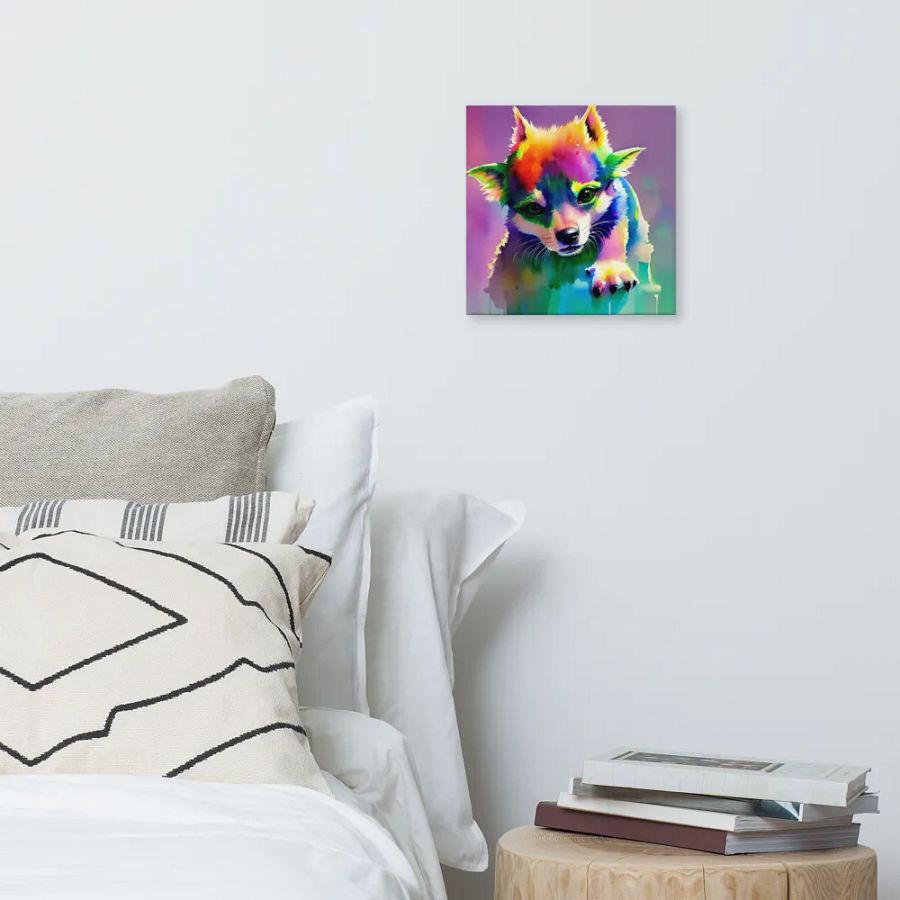 Cute Dog Digital Painting - v12 product image (6)