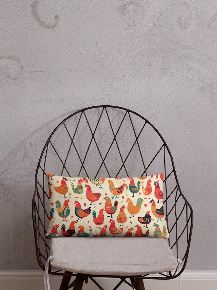 Rustic Chicken Pillow - Duo Design product image (8)